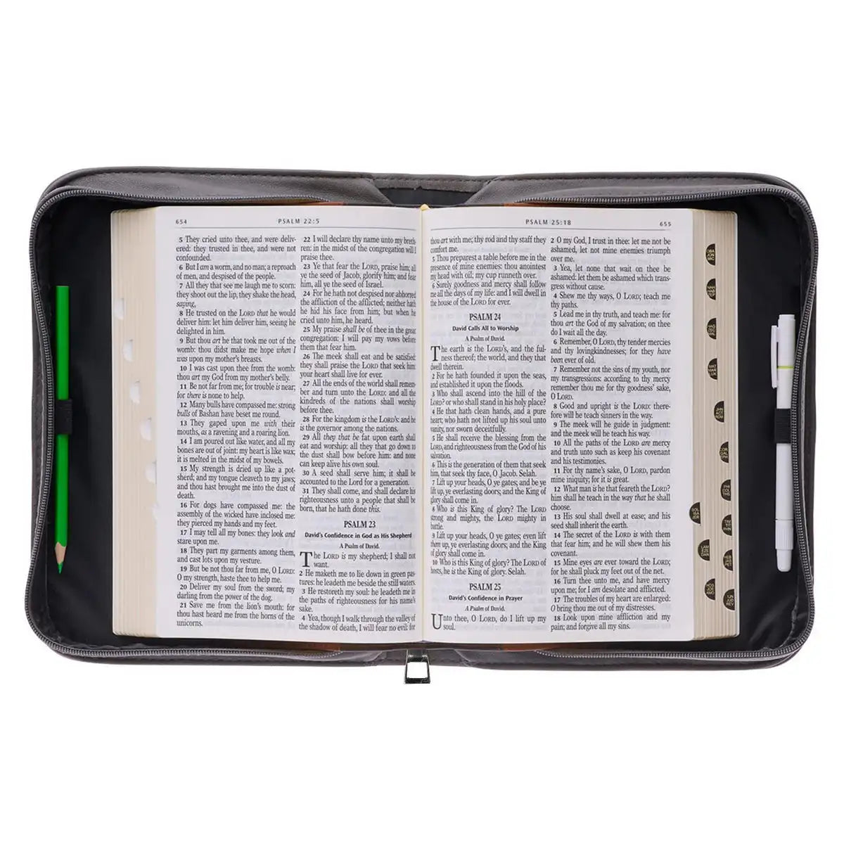 Floral Cross Bible Verse Design Bible Storage Bag Women's Christian Bags Personalized Leather Bible Cover Handle Study Boxes Hot