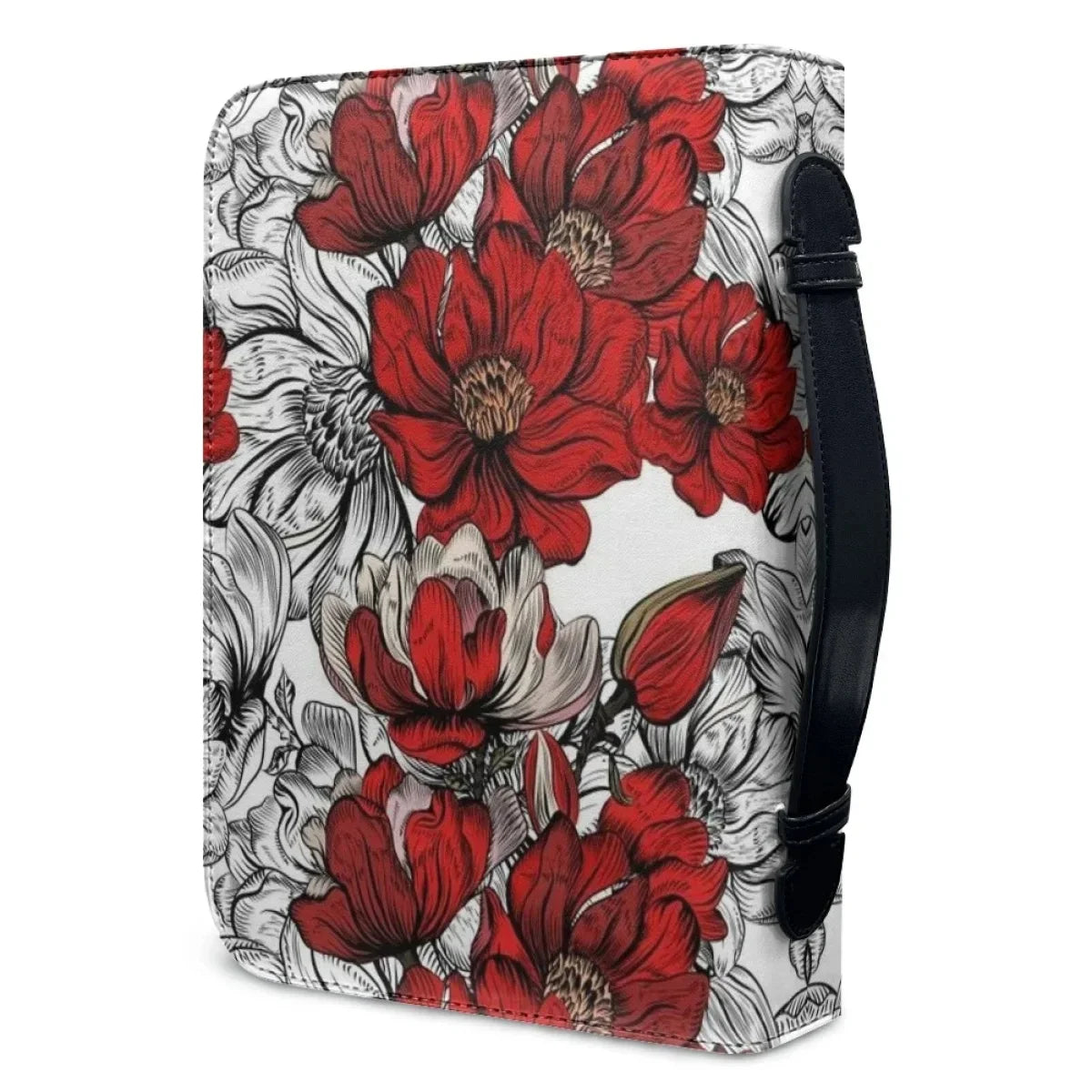 Christianity Church Bible Study Book Holy Storage Boxes Fashion New Art Floral Pattern Print Bible Cover Case Women's Bible Bag