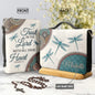 Bible Bags Trust In The Lord With All You Heart Print Ladies Storage Christian Bible Cover Case for Women Personalized Handbags