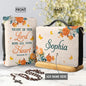 Bible Bags Trust In The Lord With All You Heart Print Ladies Storage Christian Bible Cover Case for Women Personalized Handbags