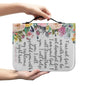 Beautiful Scenery Handbags for Women Practical Leather Bible Bags Women's Bible Cover Sacred Study Books Zipper Handle Box Hot