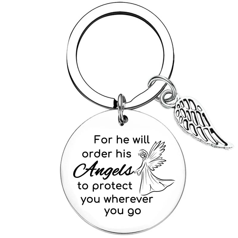 Christian Gifts for Women Men - Bible Verse Keychain Religious Catholic Birthday Christmas Easter Gift for Friend