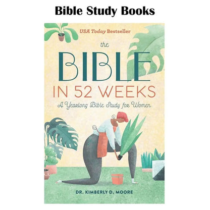 The Bible in 52 Weeks Bible Study Books a Yearlong Bible Study 208 Pages Text Books 8.2inch Themed Readings Reading Books Gift