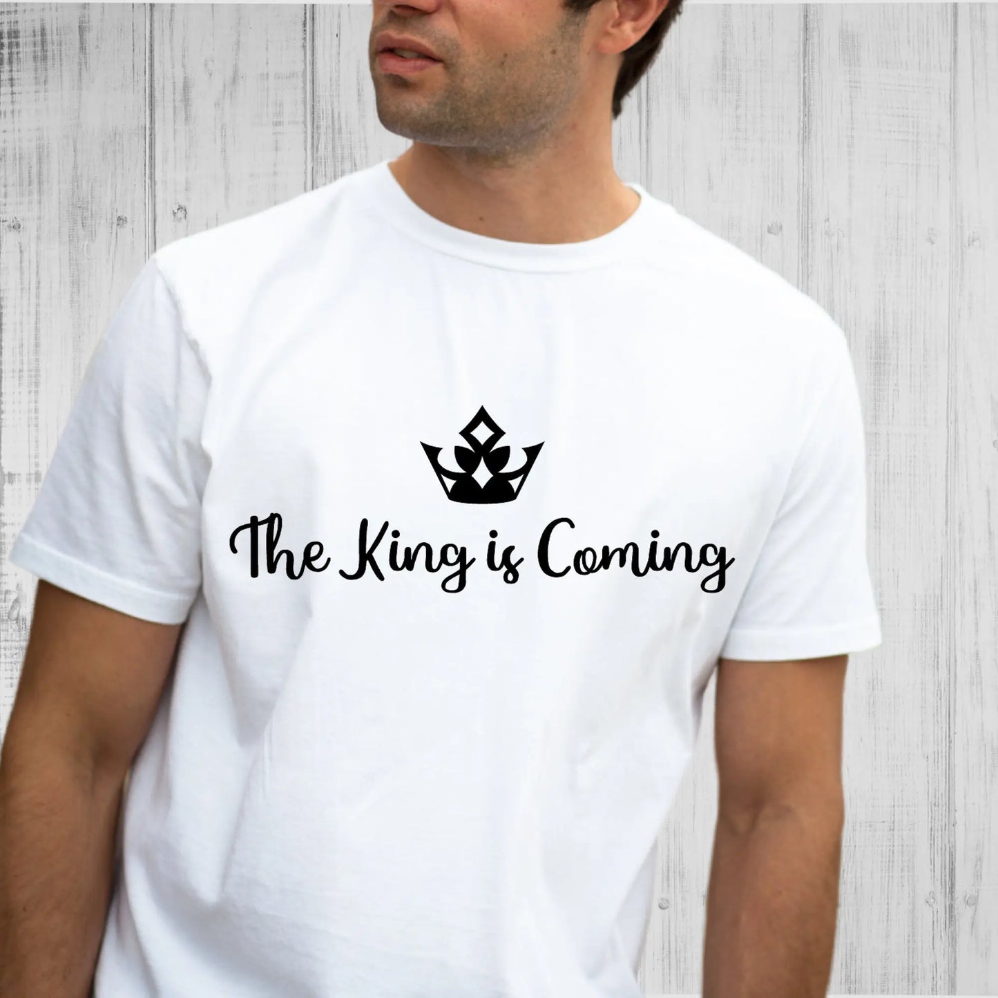 The King Is Coming T Shirt Christian Apparel Jesus Faith Clothing Comfort Colors