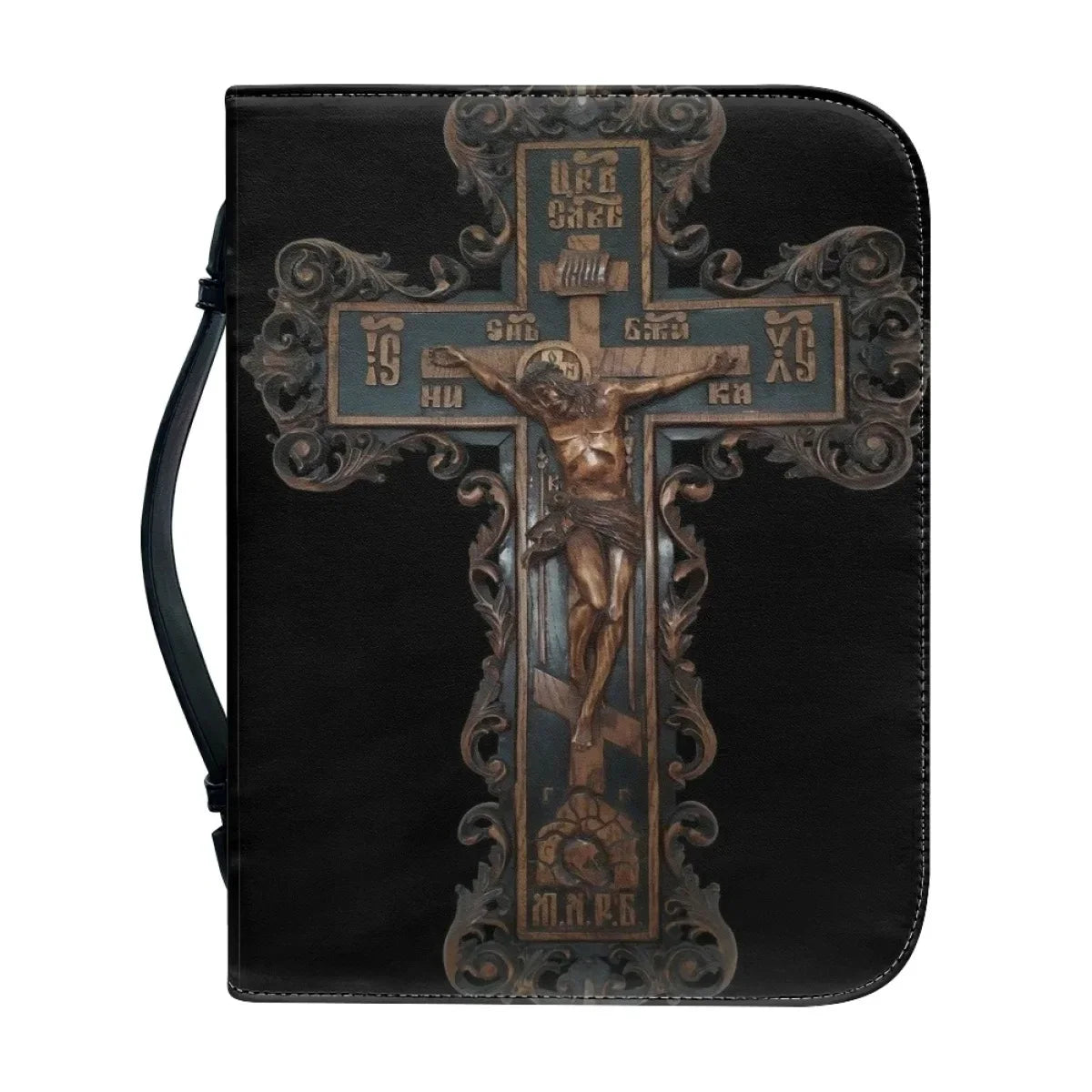 Christian Cross Print Handbags For Women Exquisite Bible Cover Case Holy Study Books Gospel Bible Storage Box New Hot Fashion