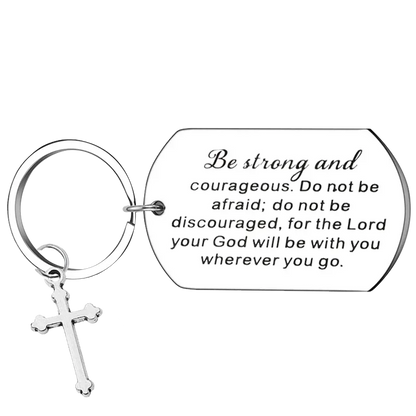 Christian Gifts Keychain Inspirational Bible Verse Key Chain Pendant Religious Gift