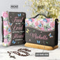 Bible Bags Trust In The Lord With All You Heart Print Ladies Storage Christian Bible Cover Case for Women Personalized Handbags