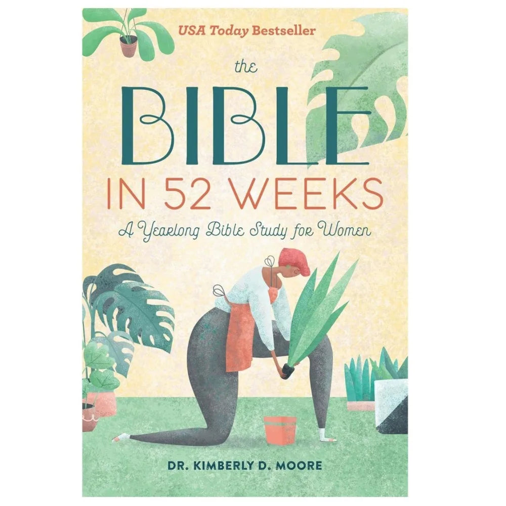 The Bible in 52 Weeks Bible Study Books a Yearlong Bible Study 208 Pages Text Books 8.2inch Themed Readings Reading Books Gift