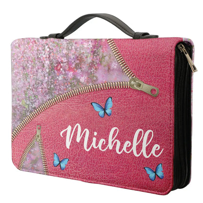 Bible Bags Trust In The Lord With All You Heart Print Ladies Storage Christian Bible Cover Case for Women Personalized Handbags