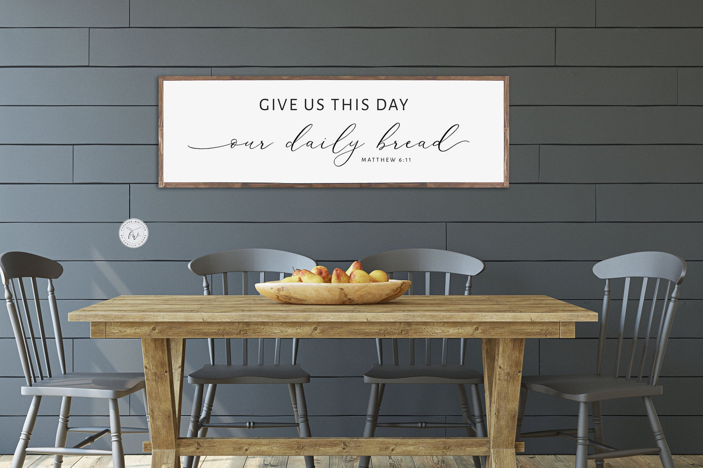 Give Us This Day Our Daily Bread | Christian Wall Art