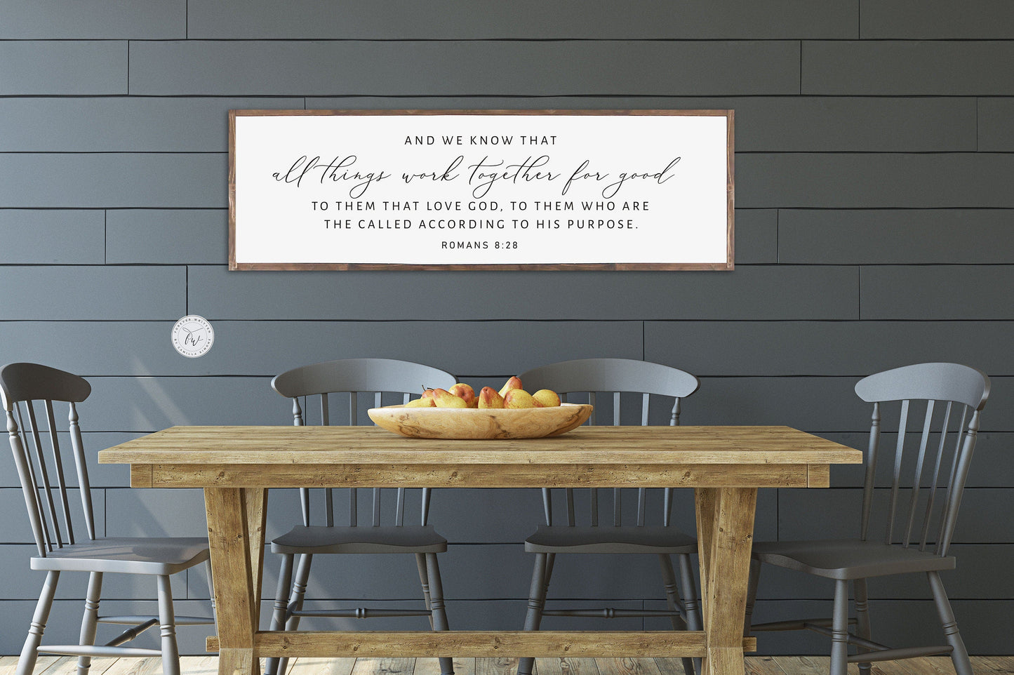 All Things Work Together for Good | Christian Wall Art