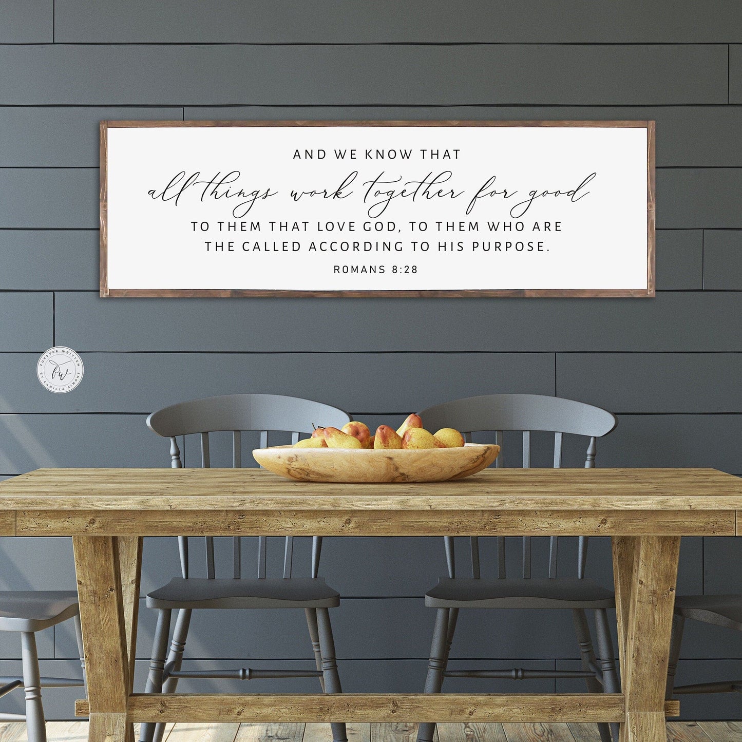 All Things Work Together for Good | Christian Wall Art