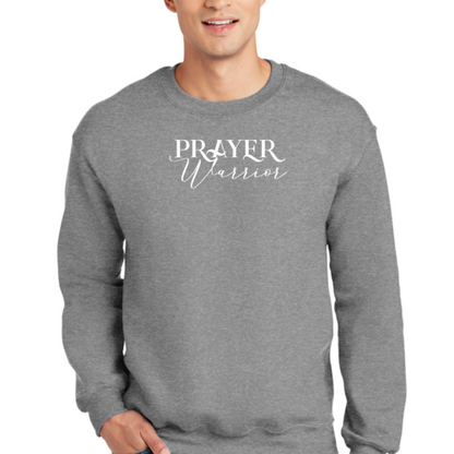 Adult Unisex Long Sleeve Sweatshirt, Prayer Warrior Christian