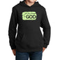 Youth Long Sleeve Hoodie All Glory Belongs to God Christian Neon